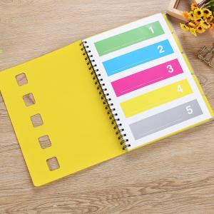 China PP Material Cover Spiral Bound Notebook Customized Design Promotional Gifts supplier