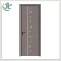 China Termite Proof Waterproof WPC Bathroom Doors Wood Fiber Painting Finish Surface on sale