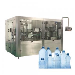 China Auto Spring Water Filling Machines Bottling Rinsing Filler Capping And Packing supplier