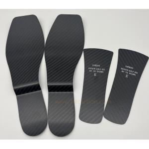 Custom Soccer Carbon Fiber Shoe Insoles 3k Twill Matte Carbon Fiber Plate  1.0mm 0.8mm