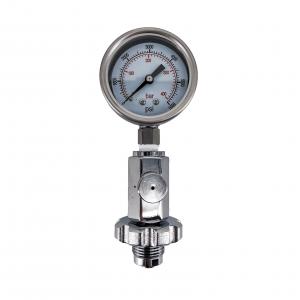 China Pressure gauge  for Scuba Diving with bleed valve  DIN G5/8 Male, 400Bar/6000psi with Bleed Valve supplier