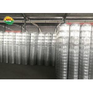 High Tensile Galvanized Field Fence 4 Foot Silver Steel Woven Wire Hinge Joint Farm Fencing in Rolls