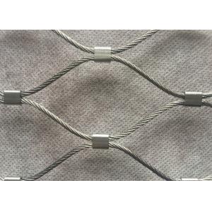 8m Antiwear Diamond Woven Wire Mesh OEM With Ribbon Buckle