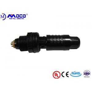 China 2P 2 - 26 Pin Medical Electrical Connectors Male And Female Black Color supplier