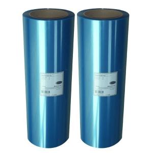 High Cleanliness Blue Protective Film , Blue PET Tape Roll For Computer Screen