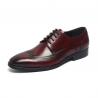 China Customized Red Lace Up Genuine Leather Dress Shoes wholesale
