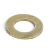 China M3 - Arandela plana de cobre amarillo plana de encargo de las lavadoras de cerradura M24 DIN125 wholesale