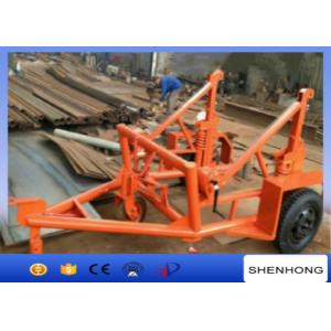 China 3 Ton Multifunction Cable Laying Drum Trailer , Cable Reel Trailer supplier