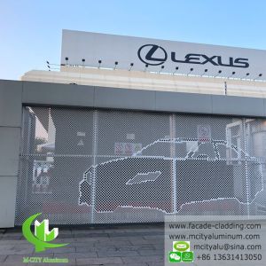 China Hojas de aluminio perforadas para revestimiento de paredes de cortinas metálicas wholesale