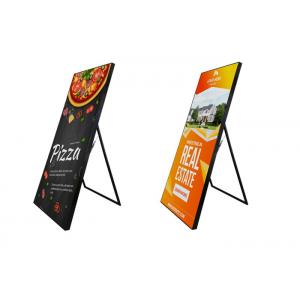Front Service P2.5mm Support type LED Poster Panel / Retail Poster Display HD Image for Shopping Malls