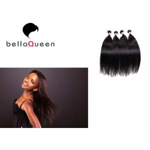 Silky Straight Double Drawn Hair Extensions , Natural Black Tangle Free Real Hair