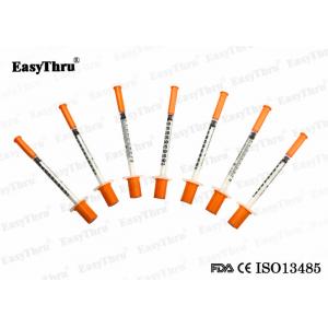 China Portable Insulin Disposable Injection Syringe Multipurpose Smooth Action supplier