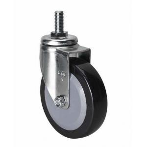 Heavy Duty 4" 60kg Threaded Swivel PU Caster 3634-64 for Smooth and Stable Movement