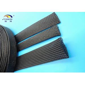 PET monafilament braided Expandable Sleeving Cable Protection Black Sleeving Automobile