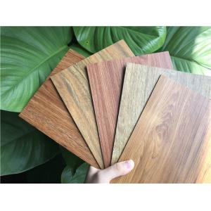 China Residential LVT Wood Flooring Recycled Sound Absorption UV Coating With Click System supplier