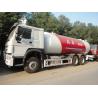 high quality 6x4 HOWO 25300 liters gas cylinder transportation lpg tanker truck