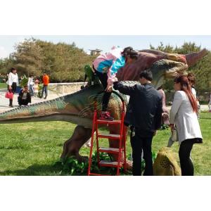 China Grand Central Park Interactive Ride Realistic Animatronic Dinosaur Show Kids supplier