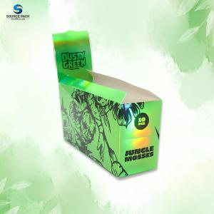 Hologram Display Cigar Packaging Boxes With Metallic Printing Process