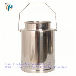 China 10 litre stainless steel milking pail, goat milking bucket with handle , portable milker bucket supplier