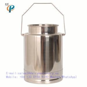 China cubo de ordeño del acero inoxidable de 10 litros, cabra que ordeña el cubo con la manija, cubo portátil de la ordeñadora supplier