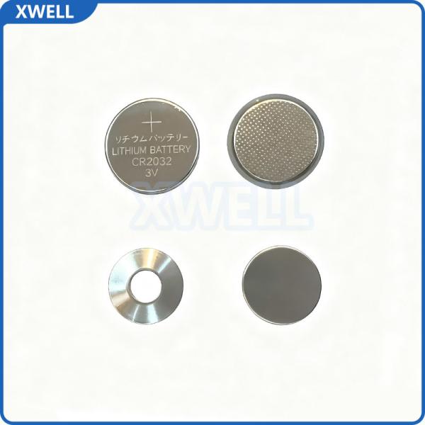 China Carcasa de pila de botón con grabado personalizado en acero inoxidable 304 o 316 para celdas de moneda CR2016 CR2025 CR2032 supplier