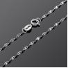 China 18K White Gold Twist Link Chain Necklace 18 inches for Women (NG019) wholesale