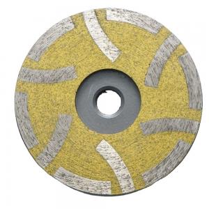 Sharpness Single Row Wheel for Good Wear Resistance Granite Resin Filled Turbo Cup Wheel