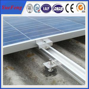 China Factory price, roof/ tile roof solar mounting structure, AL rail,glazed tile, clamps supplier