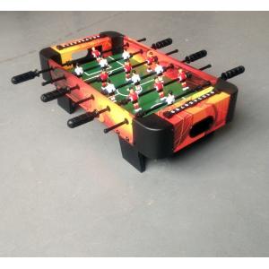 China Colorful Design Toy Mini Game Table MDF Kids Soccer Table With Big Plastic Corner Corner wholesale