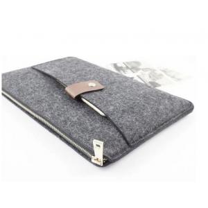 hot items customized Felt Laptop Sleeve with leather bulk buy from China