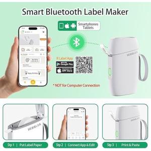 China Máquina de fabricación con cinta, impresora de etiquetas Bluetooth, fabricantes de etiquetas inalámbricas con múltiples plantillas para organizar la oficina en casa wholesale