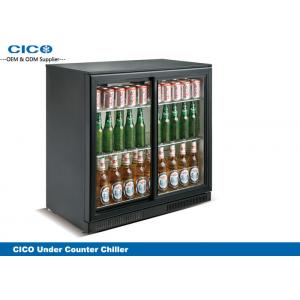 China Self Closing Black Beer Cooler Refrigerator , Under Cabinet Water Cooler 175 WAatt supplier