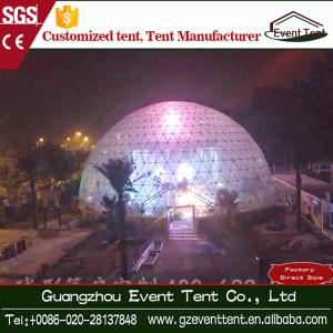 Large Diameter 25m Aluminium Structure Outdoor Dome Tent With Sandwich Wall