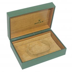 Velvet Watch Box Gift Packaging Lid Hinged Base With Extend Flap