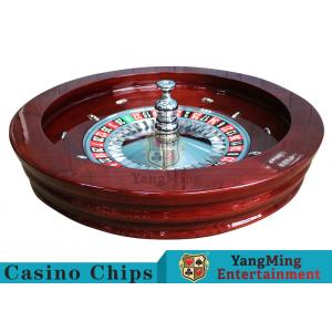 China Casino Gambling Table Solid Wood 80CM Roulette Wheel Board With SGS Certification supplier