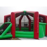 China 0.55mmPVC Tarpaulin Outdoor Inflatable Sports Games Kids / Adults With Red And Green on sale