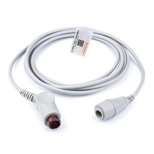 Practical Soft Blood Pressure Cable , HP To Transducer ED 12 Pin IBP Cable