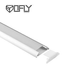 39.1*8.8mm Surface Mounted LED Profile LED Aluminium Profile For Cabinet Light