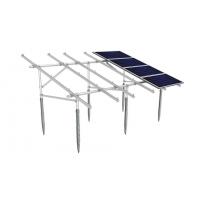 China Customized Free Standing Solar Panel Frames Screw / Concrete Installation on sale
