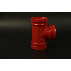 Grooved Mechanical Tee Ductile Iron For Safe / Secure Pipe Connections