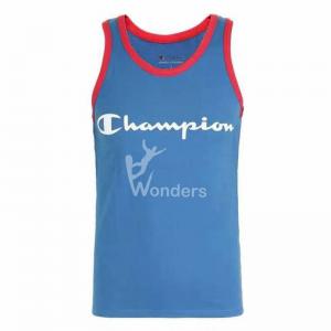 China Men's Breathable Gym T Shirts Classic Cotton Tank Jersey Sports TOP supplier