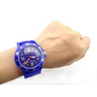 Silicone Slap Watch Blue Woman Ice Wristwatch Life Water Resistant