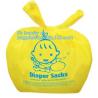 Nappy Sacks, Biodegradable Compostable Scented High Quality HDPE Plastic Baby