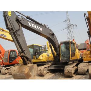 1.1cbm Bucket Volvo 210 Excavator For Sale , Second Hand Mini Diggers Year 2008