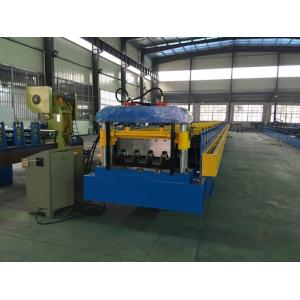 Double Line Sheet Metal Roll Forming Machines , Floor Deck Metal Stud Roll Forming Machine