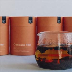 Varnished Custom Printed Tea Packaging Recyclable Nontoxic CMYK Printing