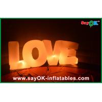 China Customized Inflatable Alphabet Letters Numbers with LED Lights for Advertising or Concert Music Touring on sale