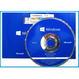 China OEM Microsoft Windows 8.1 Pro Pack / Windows 8.1 Operating System Software 32 bit  64 bit English supplier