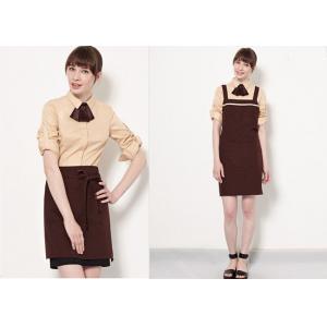 China Coffee Shop Fine Dining Restaurant Staff Clothing Unisex With High - End Suit supplier