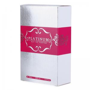 Embossed silver stamping color printing perfume packaging box